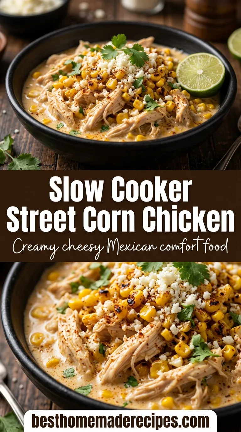 Slow Cooker Street Corn Chicken Recipe