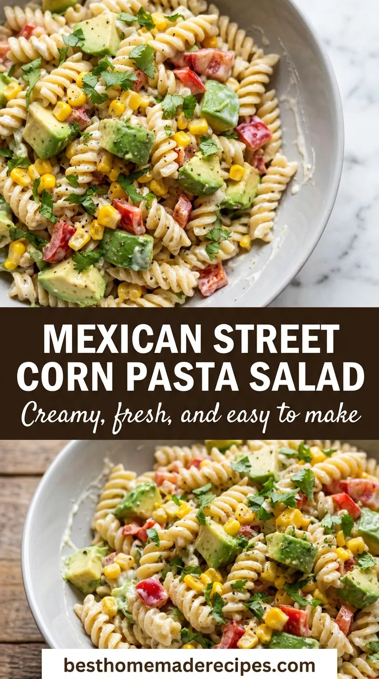 Mexican Street Corn Pasta Salad Recipe