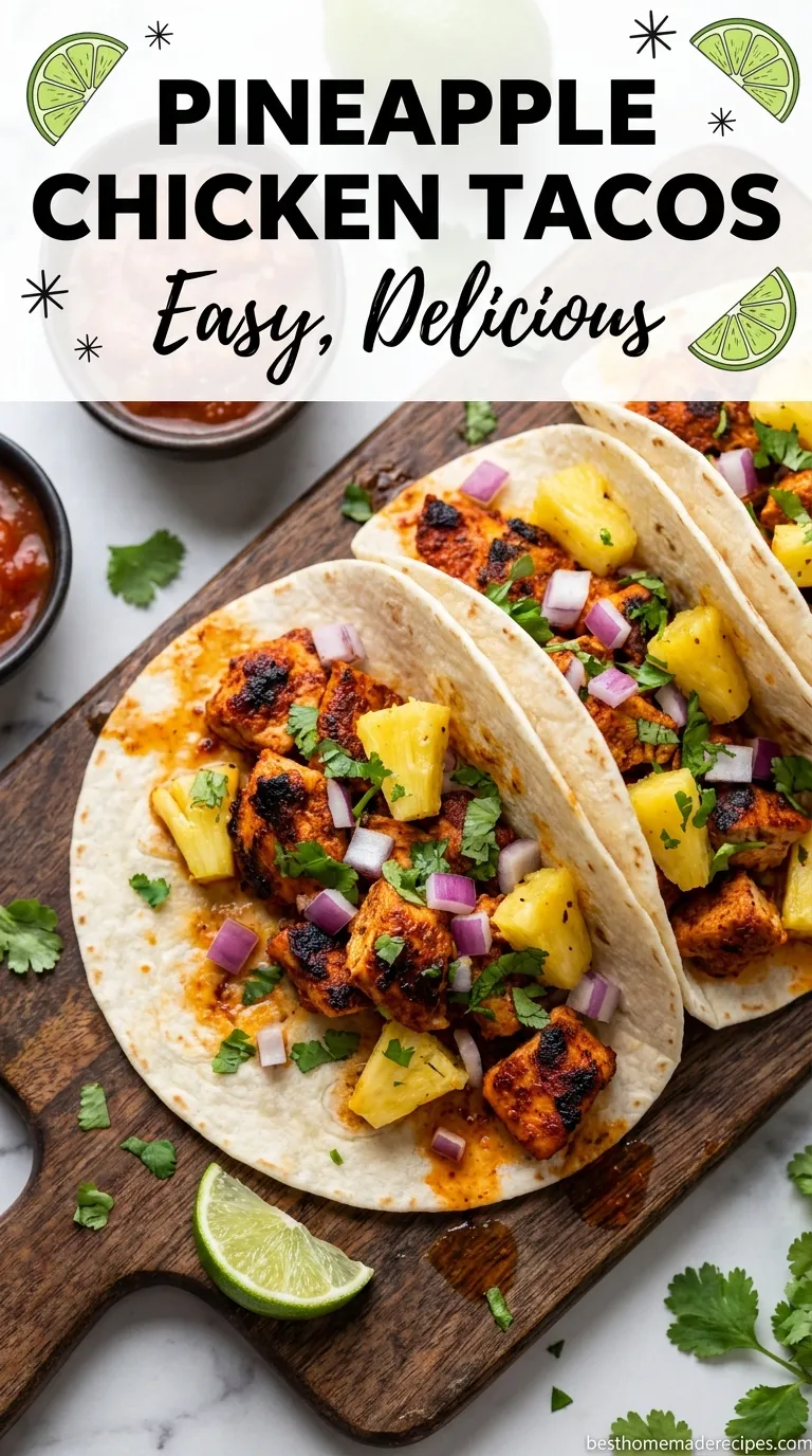Pineapple Chicken Tacos Recipe