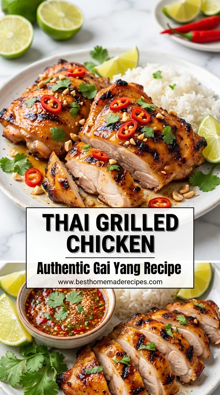 THAI GRILLED CHICKEN YOUR GUESTS WILL LOVE 4 Thai Grilled Chicken Recipe