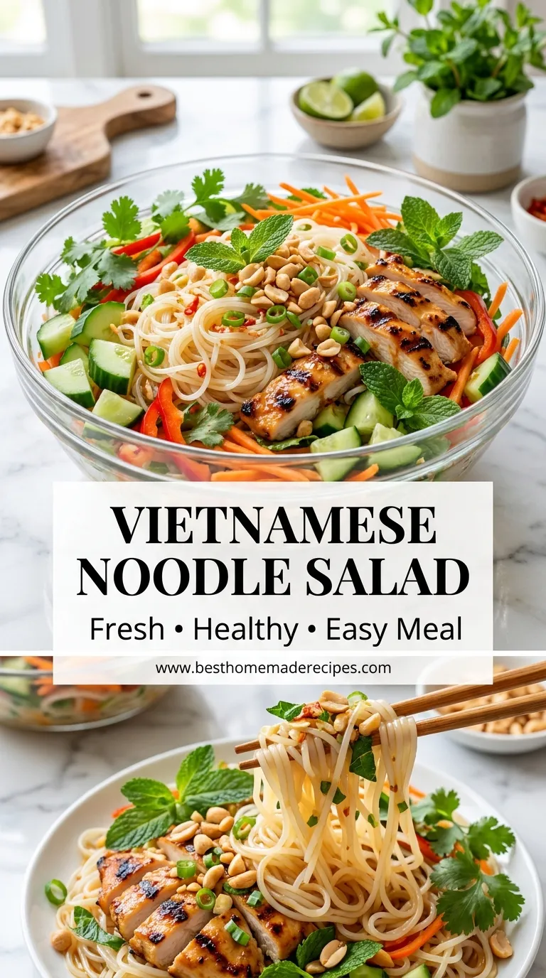 VIRAL VIETNAMESE NOODLE SALAD RECIPE 4 Vietnamese Noodle Salad Recipe