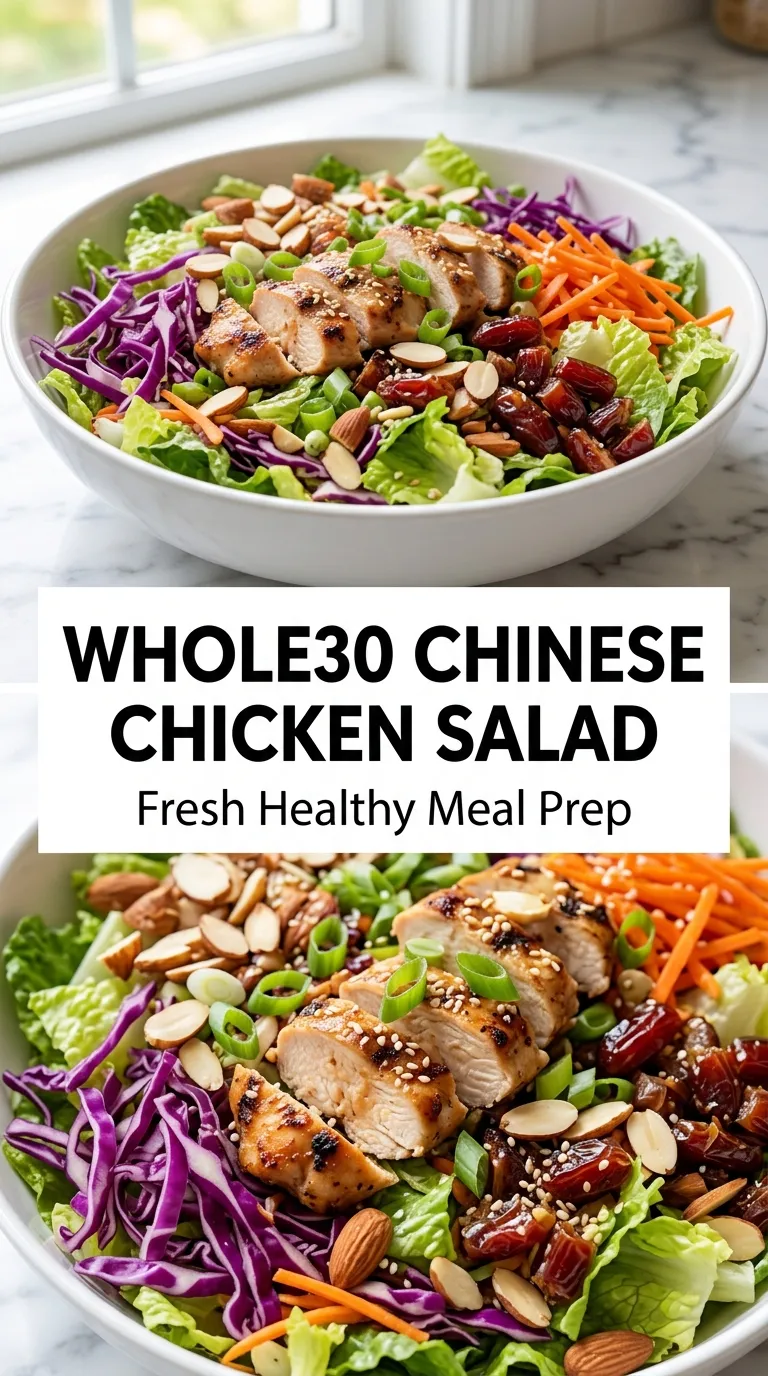 Whole30 Chinese Chicken Salad with Dates Recipe
