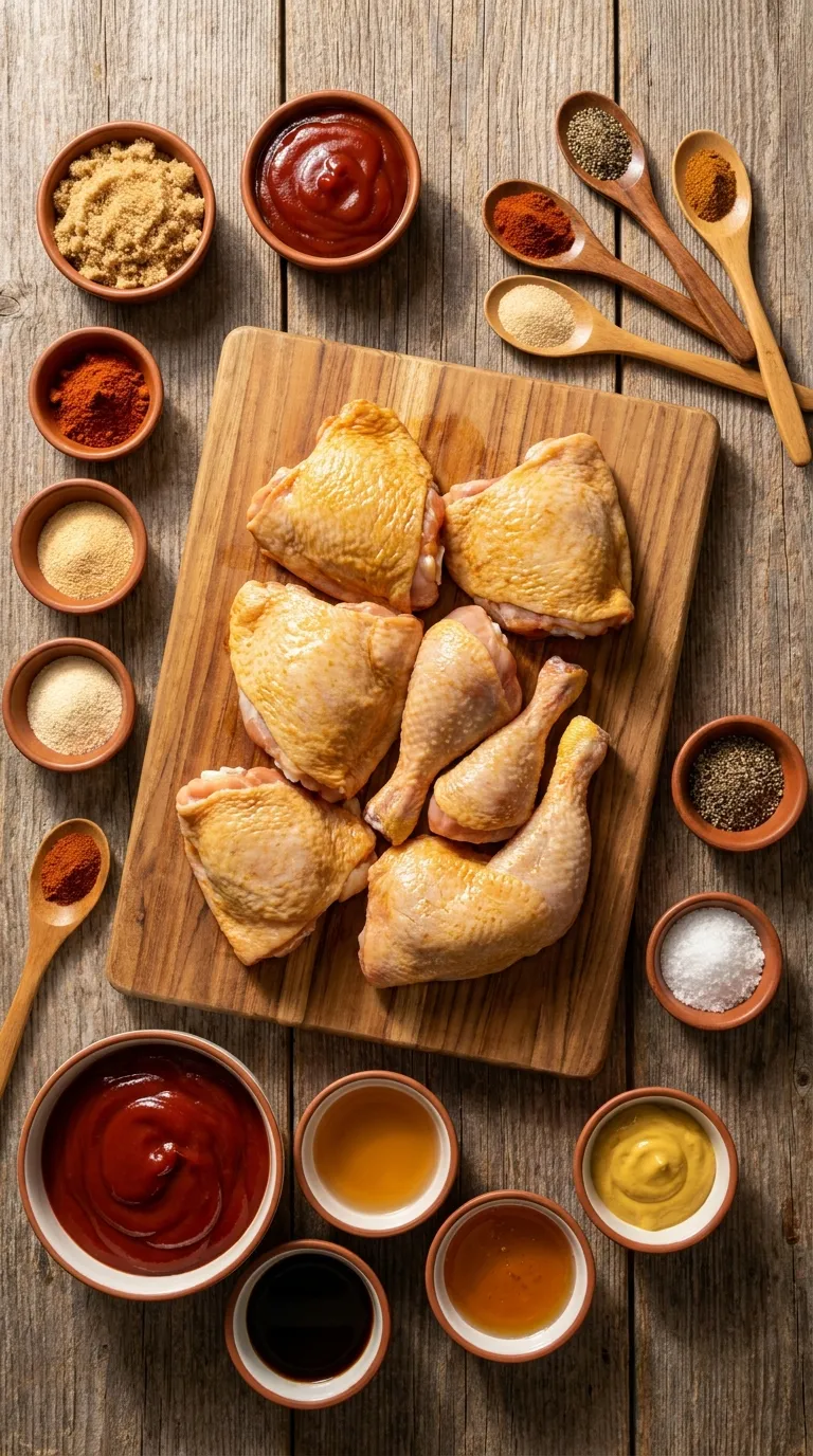 Barbecue Cookout Chicken Ingredients