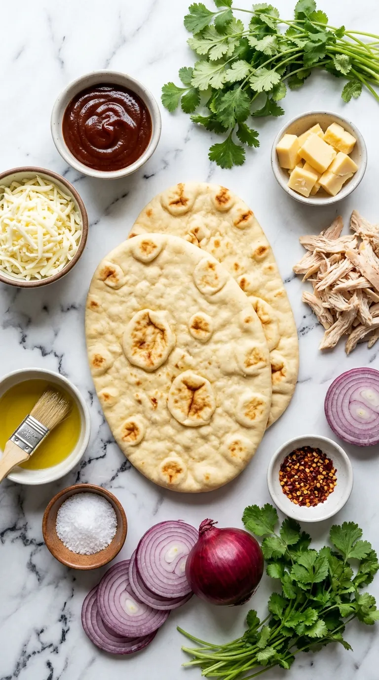 BBQ Chicken Flatbread Ingredients