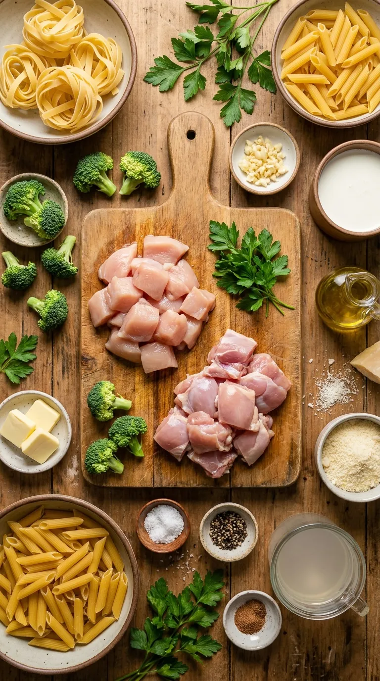 Chicken Broccoli Alfredo Ingredients