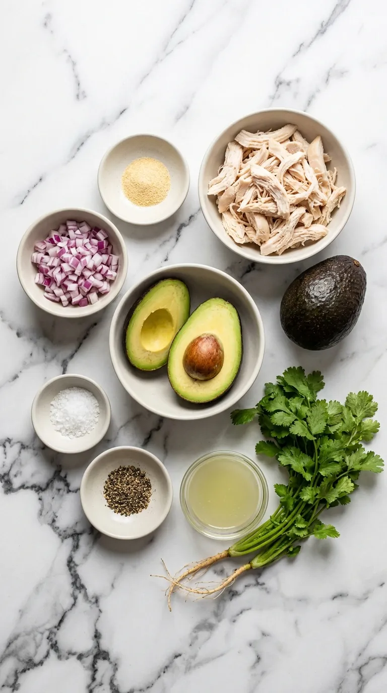 Avocado Chicken Salad Ingredients