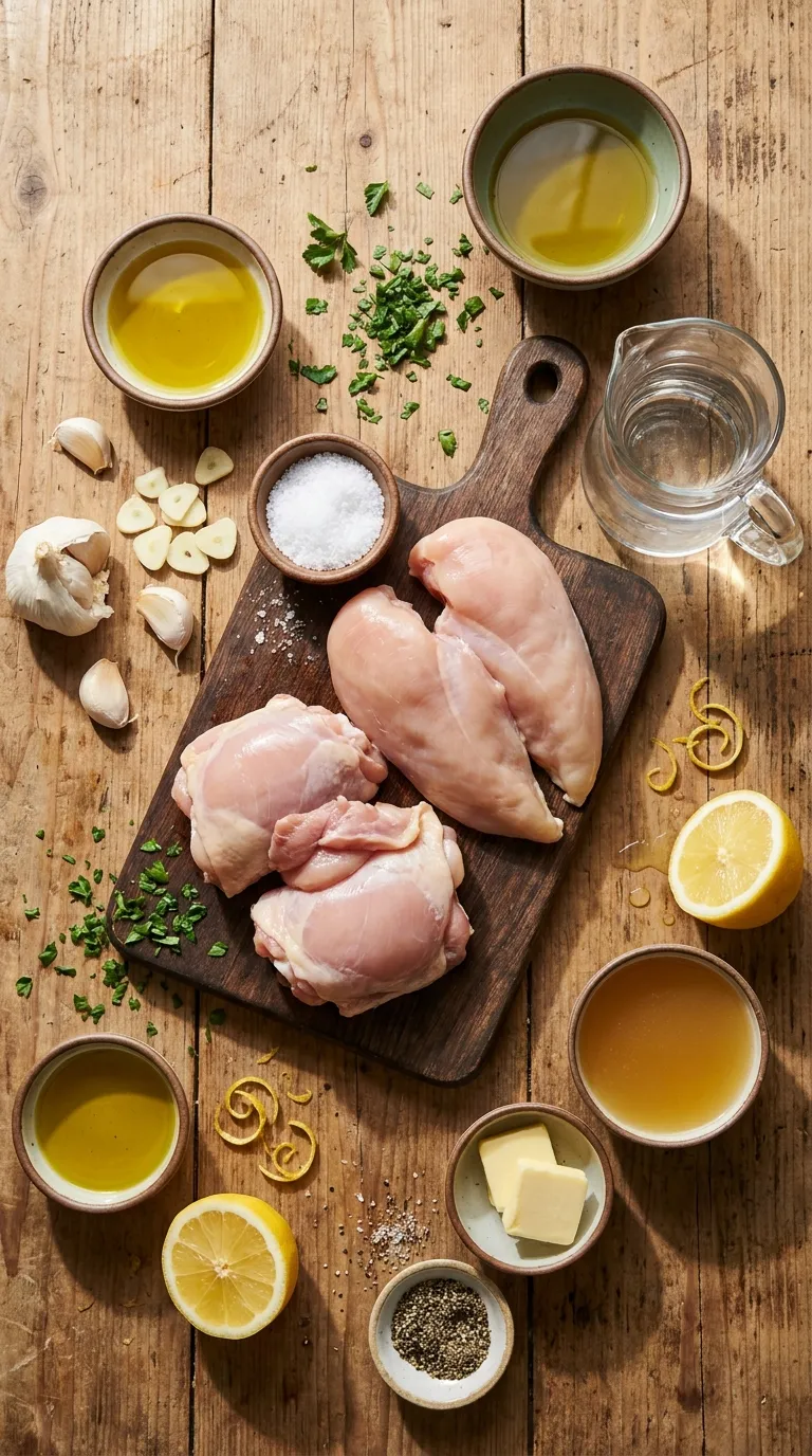 Lemon Garlic Chicken Ingredients