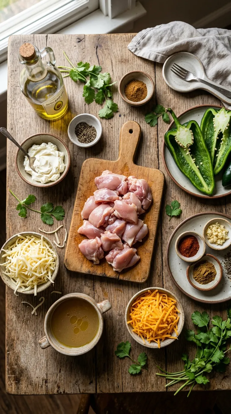 KETO POLLO CON QUESO EASY LOW CARB DINNER 2 Keto Pollo Con Queso Ingredients