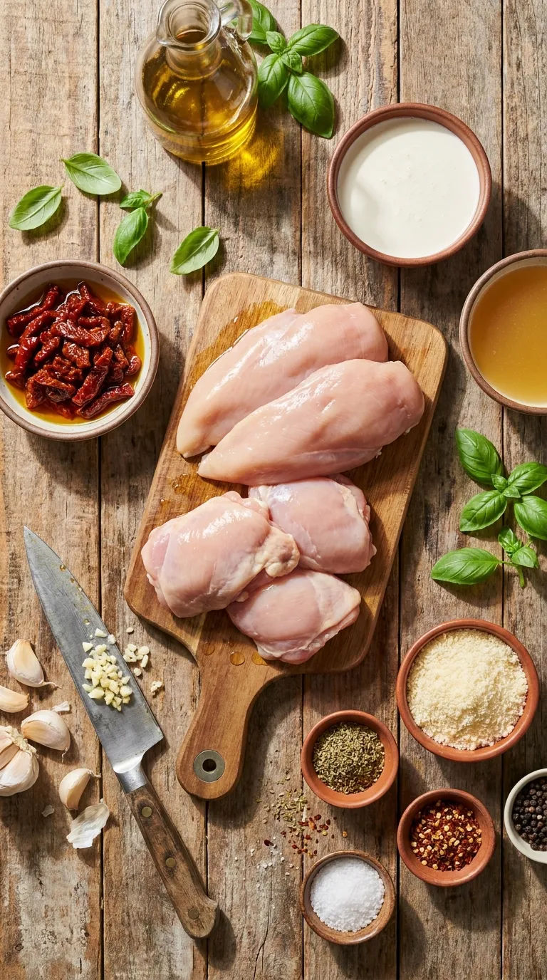 MARRY ME CHICKEN CROCKPOT CREAMY BLISS 2 Creamy Crockpot Marry Me Chicken Ingredients