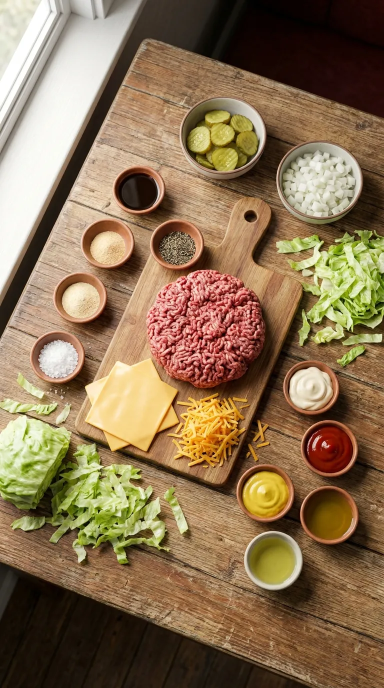 Smash Burger Bowl Ingredients