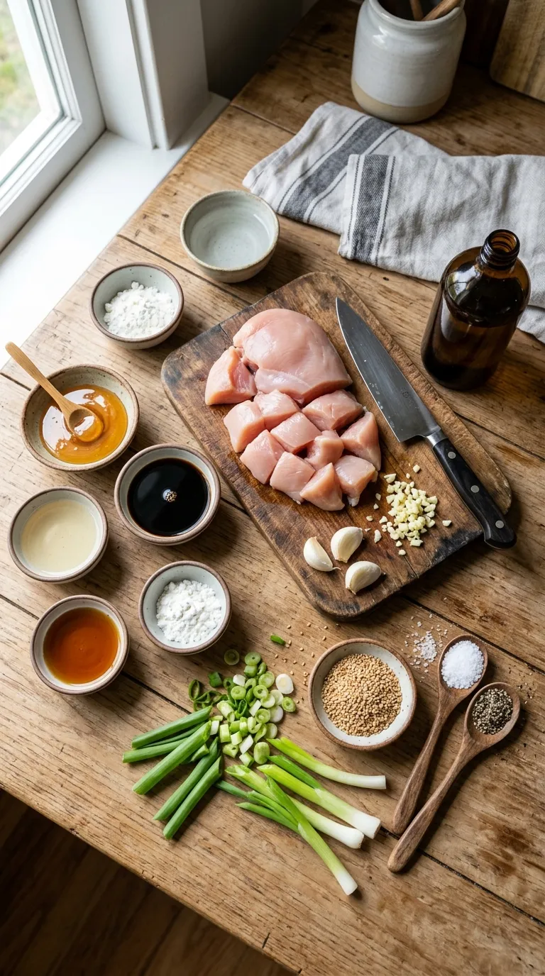 Honey Garlic Chicken Breast Ingredients