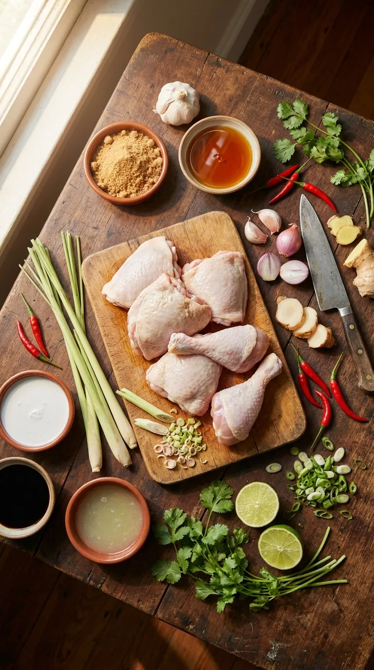 THAI GRILLED CHICKEN YOUR GUESTS WILL LOVE 2 Thai Grilled Chicken Ingredients