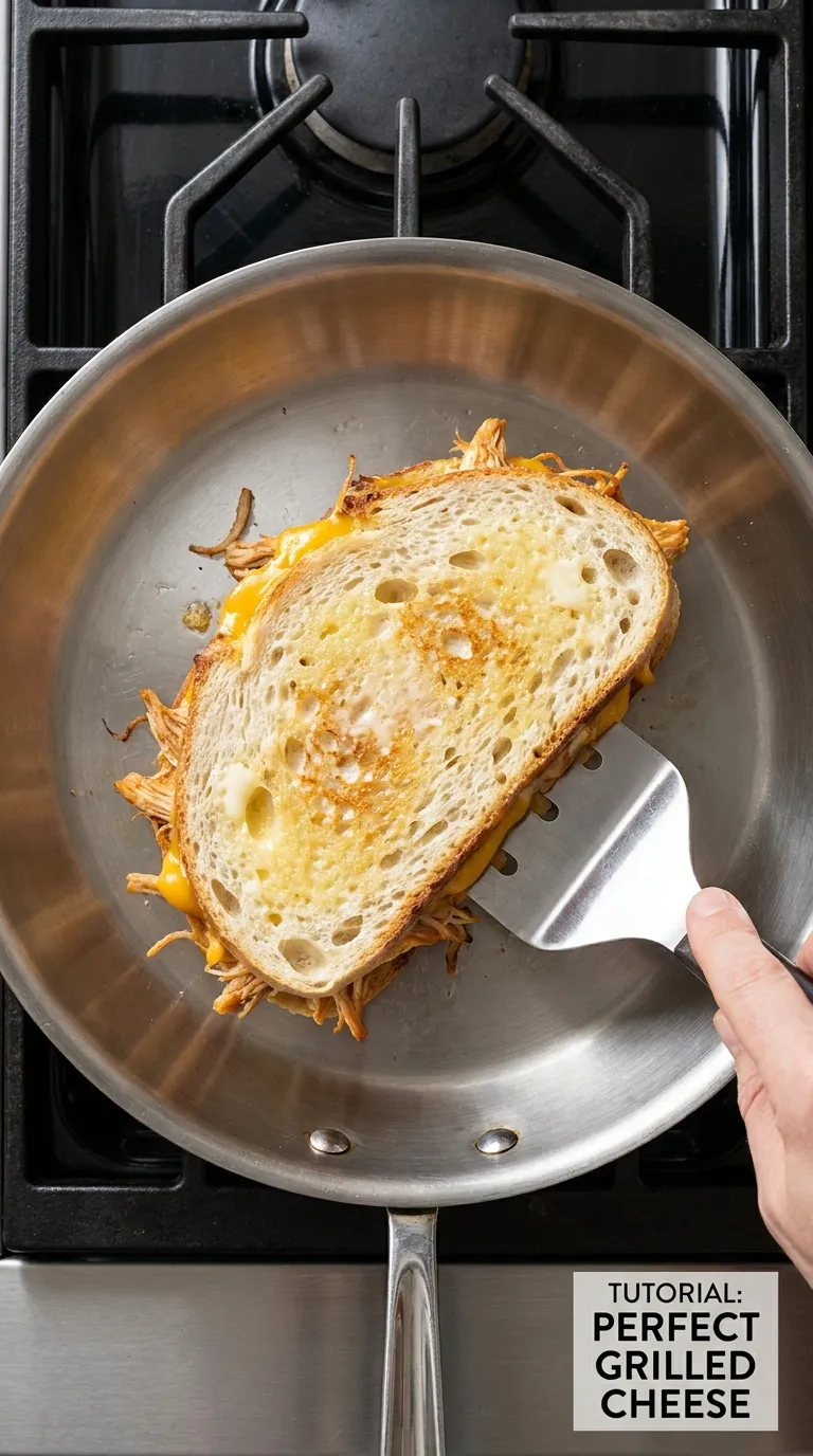 How to Make BBQ Chicken Grilled Cheese