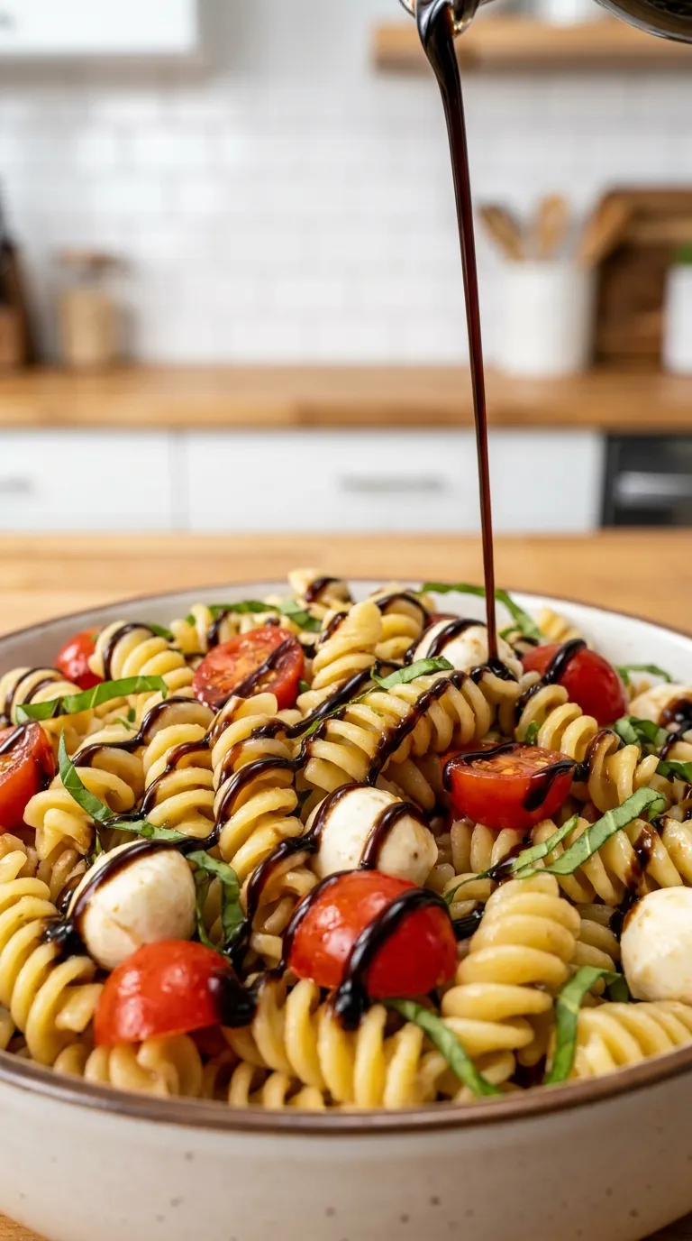 How to Make Caprese Pasta Salad