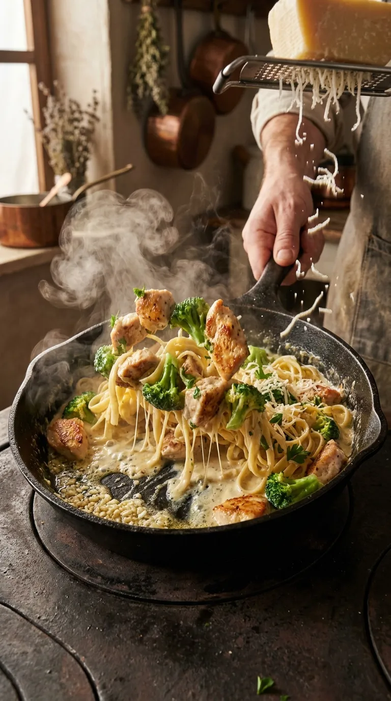 How to Make Chicken Broccoli Alfredo