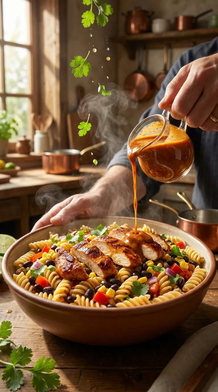 How to Make Chipotle Chicken Pasta Salad