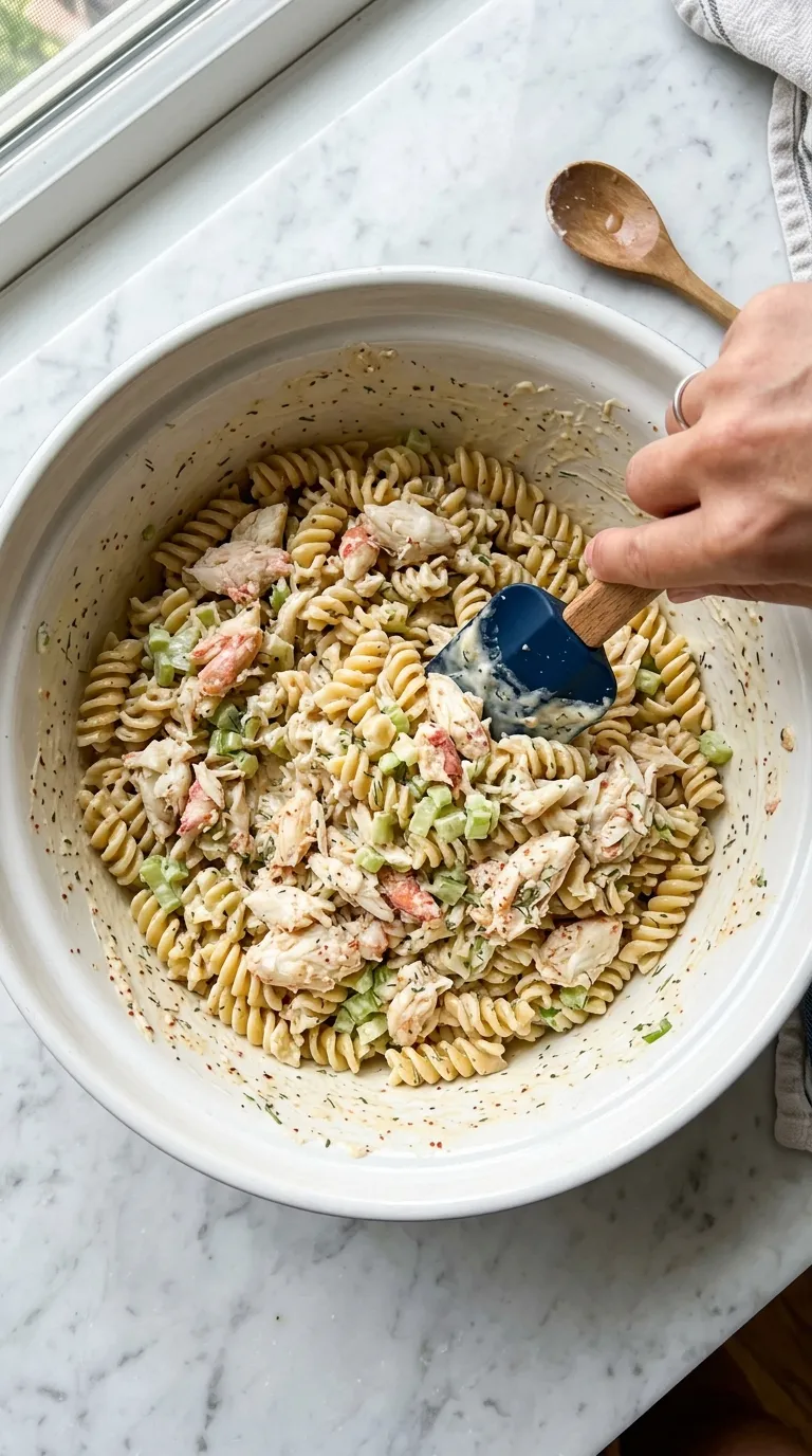 How to Make Crab Pasta Salad