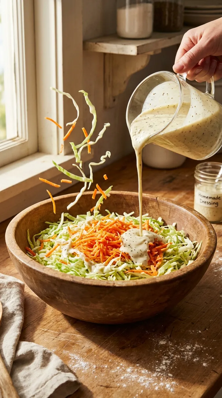 How to Make Creamy Coleslaw