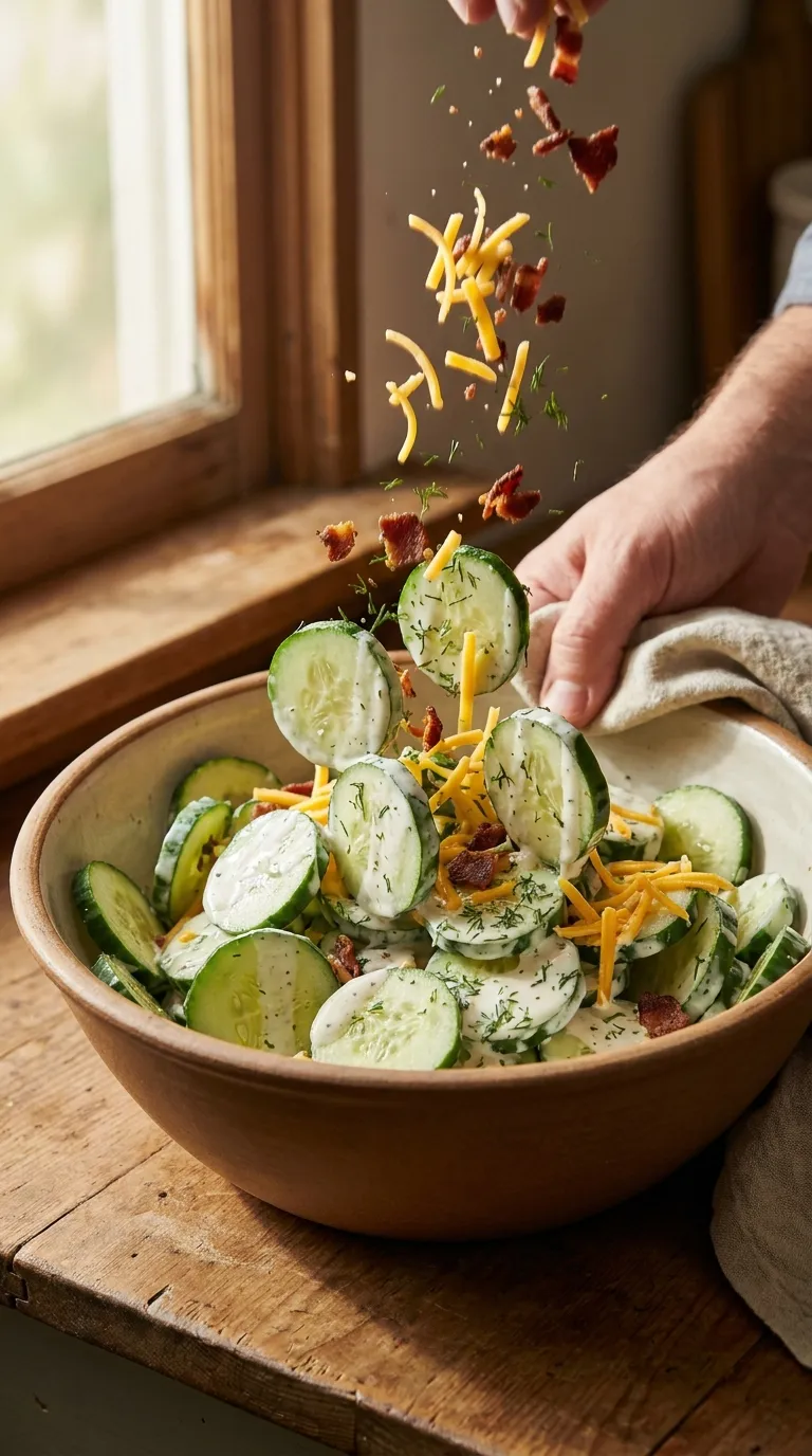 How to Make Cucumber Ranch Crack Salad
