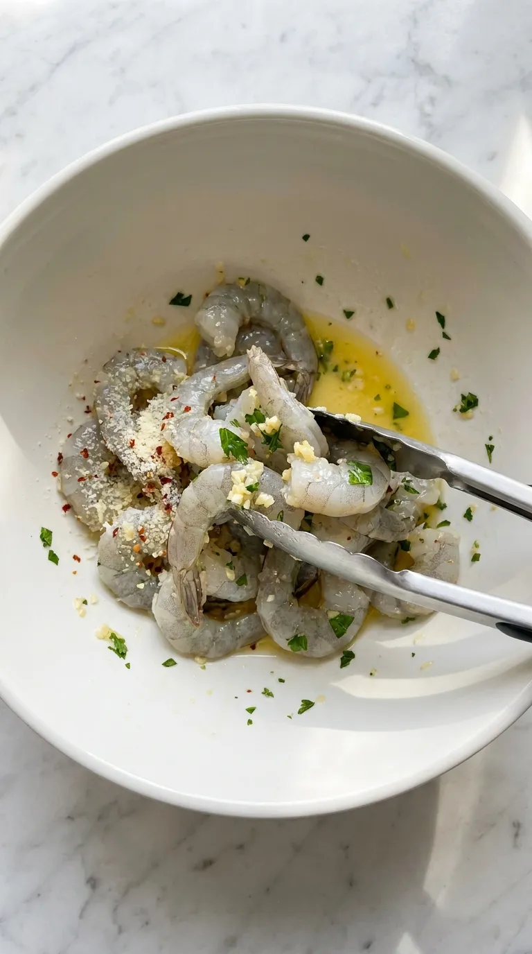 How to Make Garlic Parmesan Roasted Shrimp