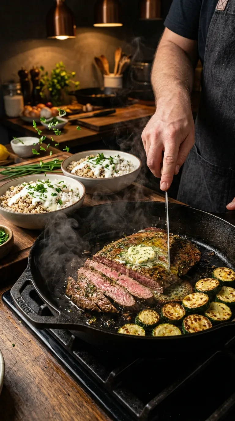 GRILLED STEAK BOWL WITH ZUCCHINI COZY DINNER 3 How to Make Grilled Steak Bowl