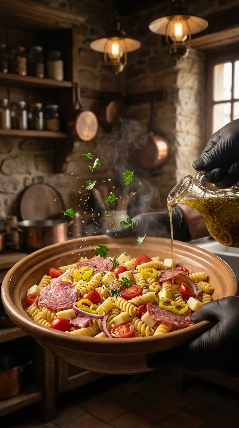 How to Make Italian Grinder Pasta Salad