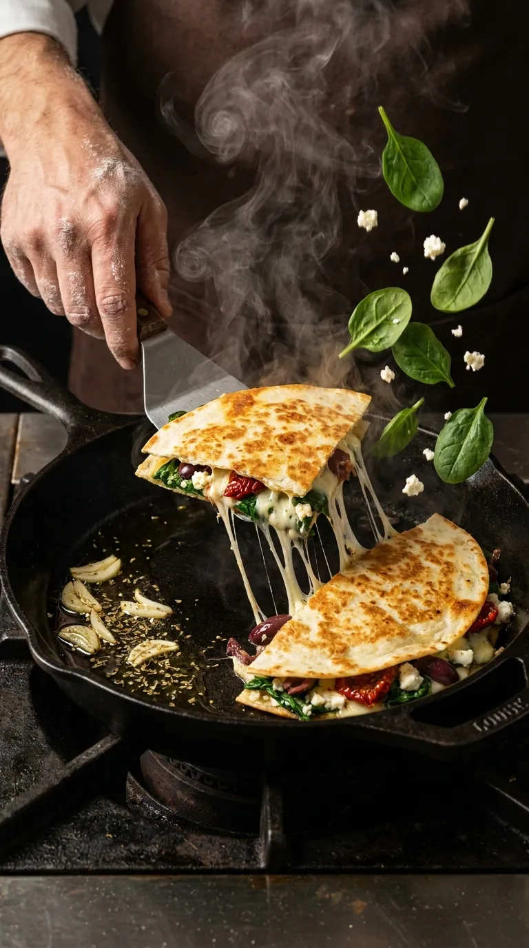 MEDITERRANEAN QUESADILLA A QUICK HEALTHY TWIST 3 How to Make Mediterranean Quesadilla
