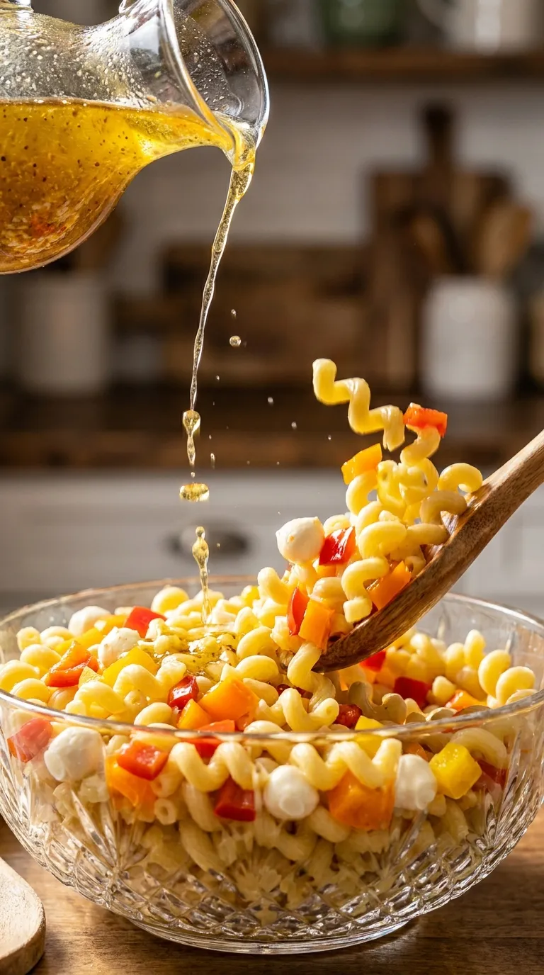 How to Make Pasta Salad with Italian Dressing