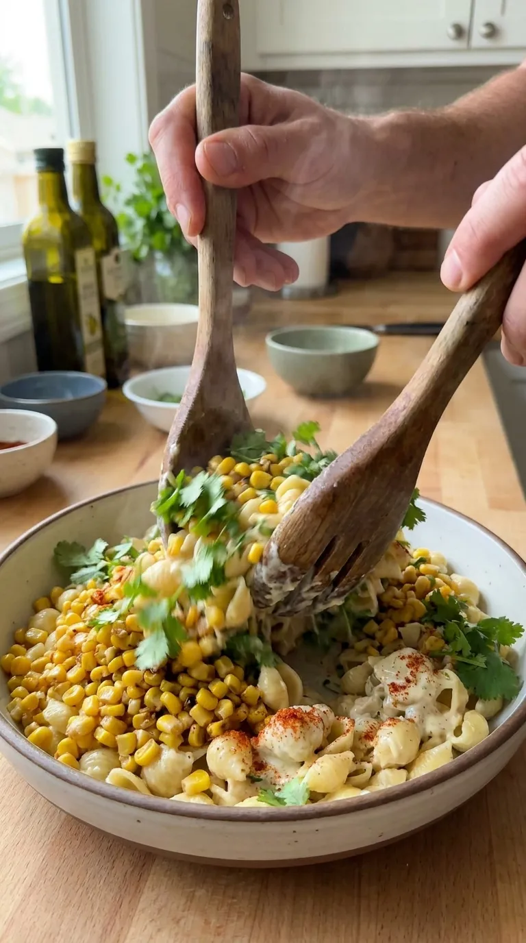 How to Make Mexican Street Corn Pasta Salad