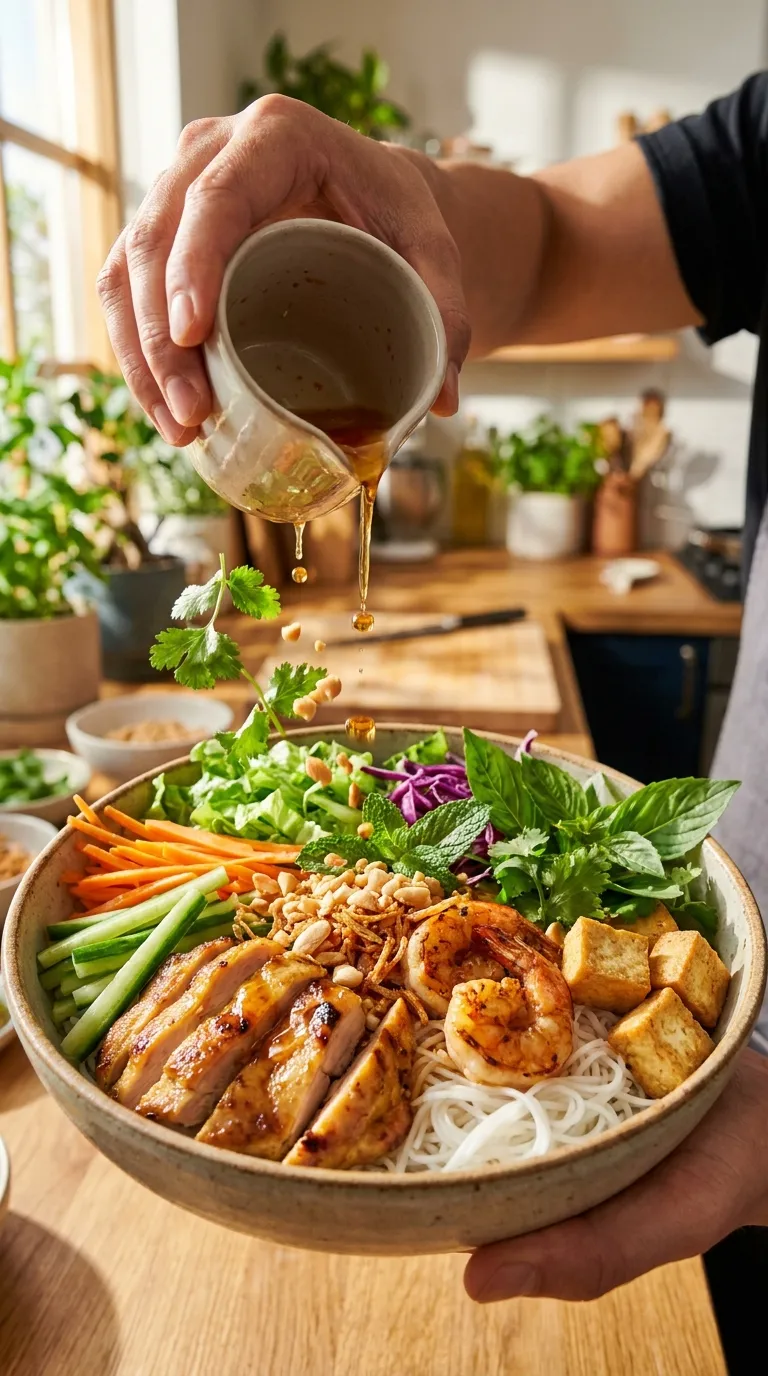 VIRAL VIETNAMESE NOODLE SALAD RECIPE 3 How to Make Vietnamese Noodle Salad