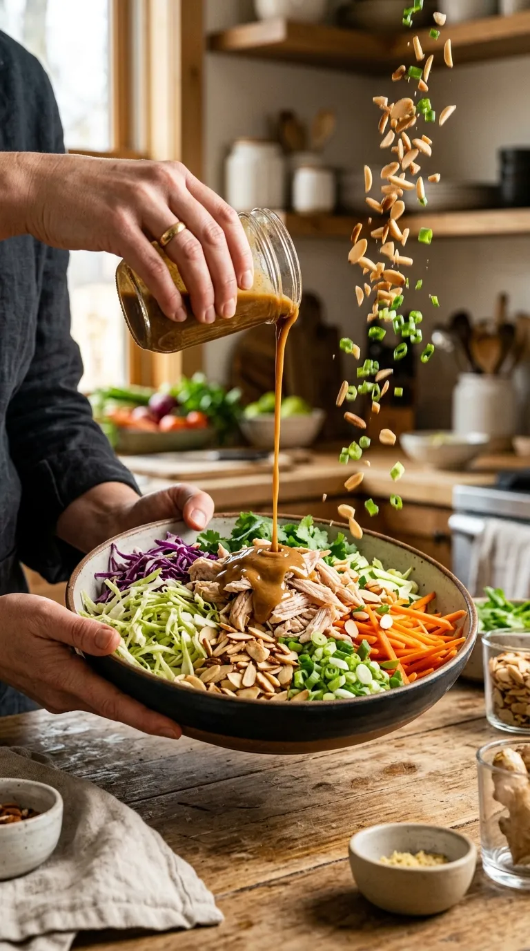 How to Make Whole30 Chinese Chicken Salad with Dates