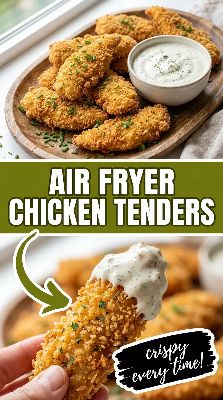AIR FRYER CHICKEN TENDERS CRISPY GUILT FREE 4 Air Fryer Chicken Tenders Recipe