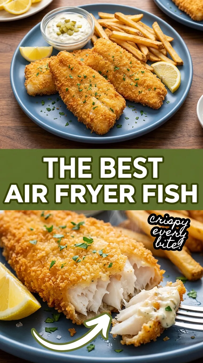 AIR FRYER FISH CRISPY IN 20 MINUTES 4 Air Fryer Fish Recipe