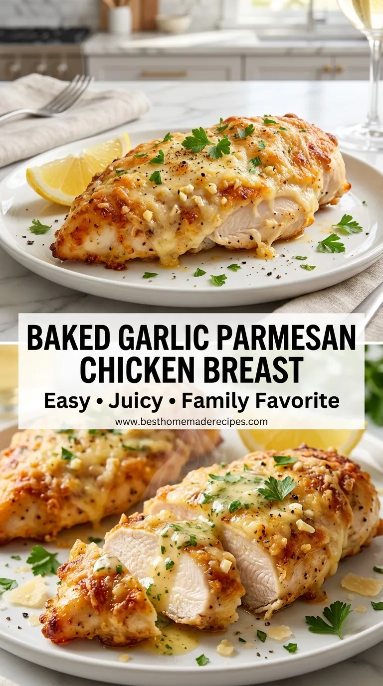 Baked Garlic Parmesan Chicken Breast Recipe