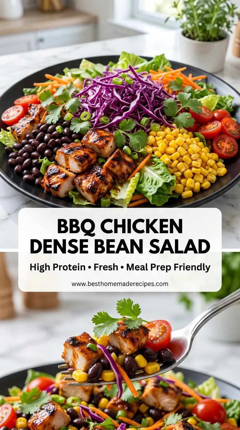 BBQ CHICKEN DENSE BEAN SALAD YOUR NEW FAVORITE 4 BBQ Chicken Dense Bean Salad Recipe