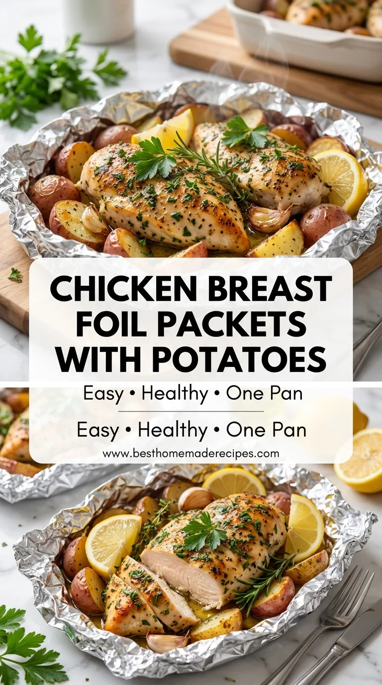 Chicken Breast Foil Packets With Potatoes Recipe