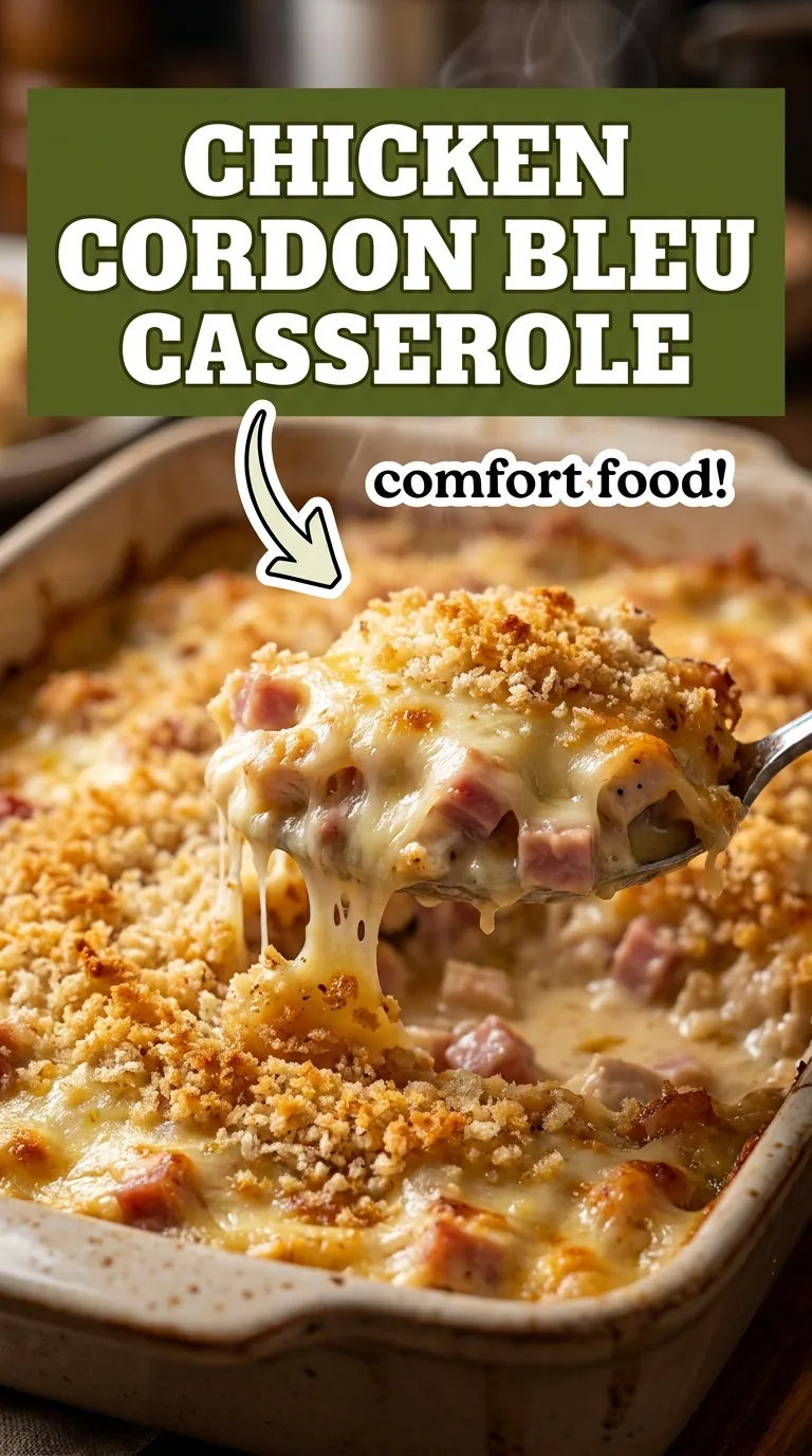 Chicken Cordon Bleu Casserole Recipe