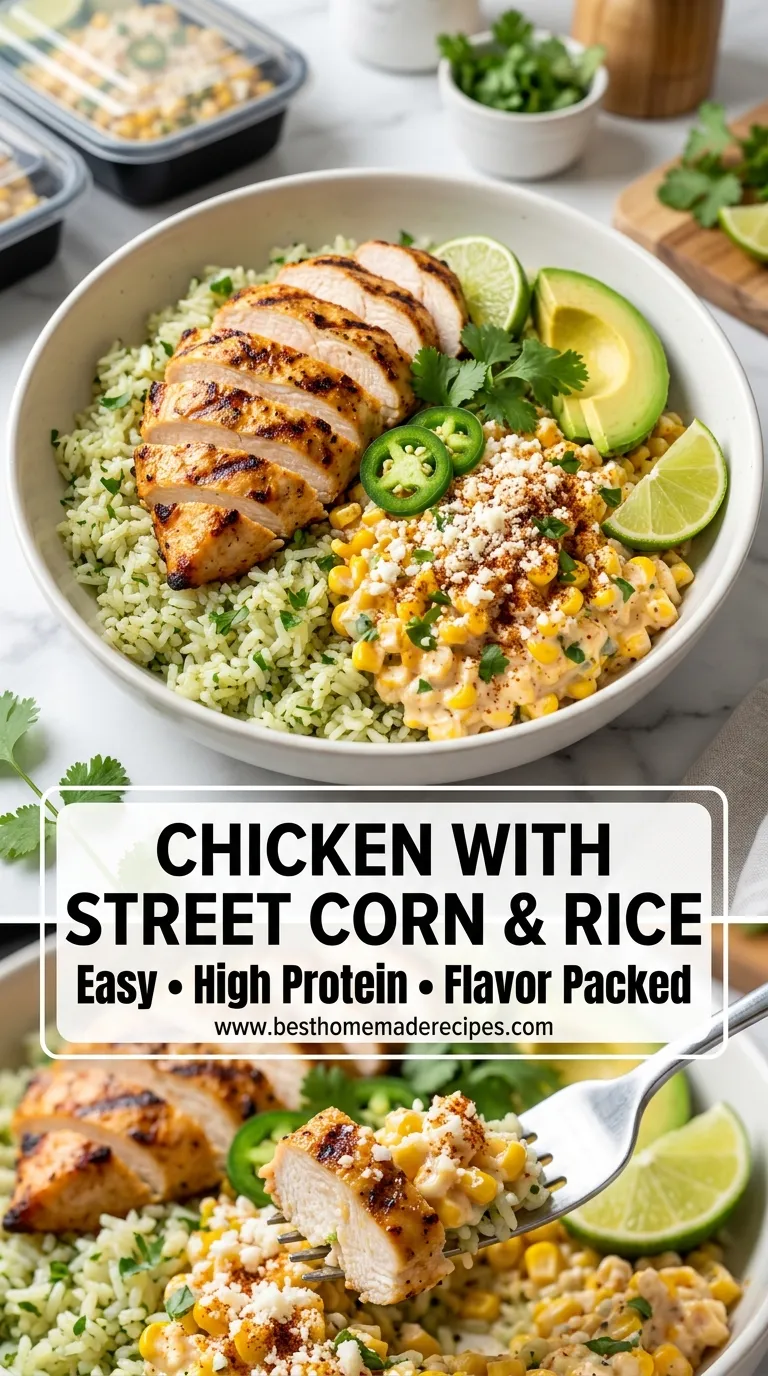 Chicken with Street Corn and Rice Recipe
