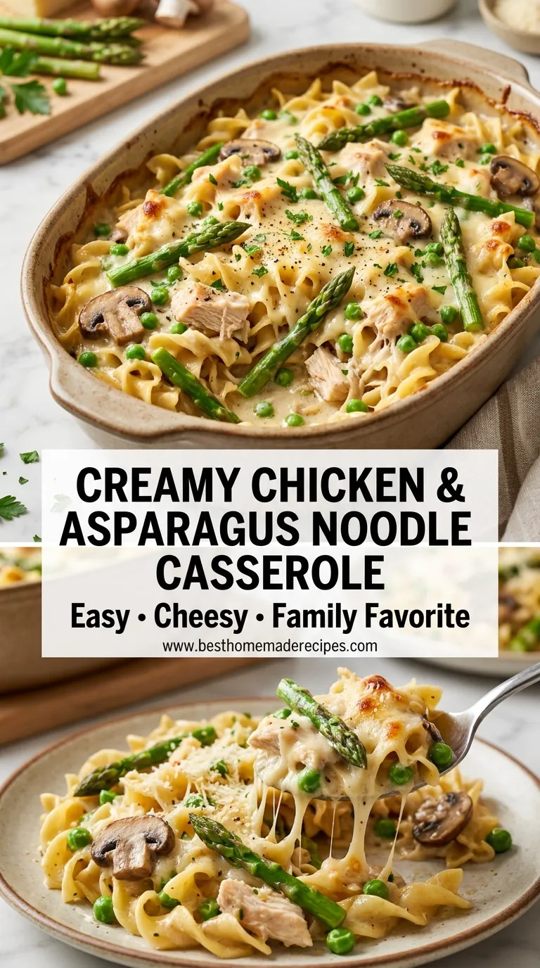 CREAMY CHICKEN AND ASPARAGUS CASSEROLE PERFECTION 4 Creamy Chicken and Asparagus Casserole Recipe