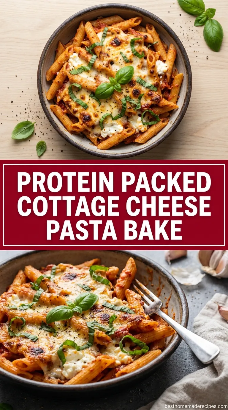 Cottage Cheese Pasta Bake Recipe