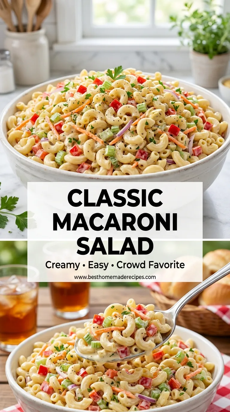 Creamy Macaroni Salad Recipe