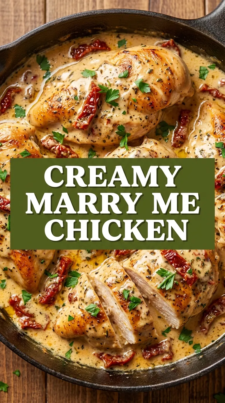 CREAMY MARRY ME CHICKEN FAMILY FAVORITE 4 Marry Me Chicken Recipe