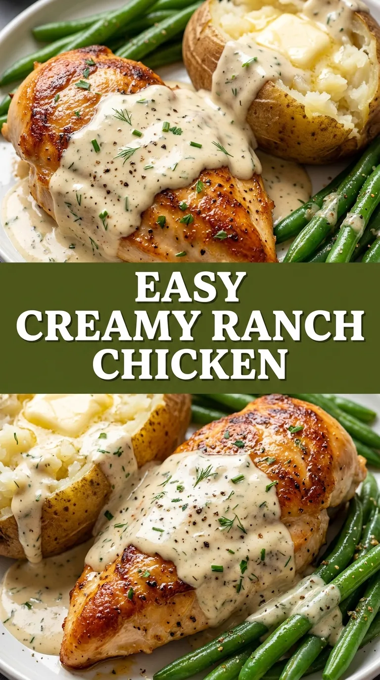 Creamy Ranch Chicken Recipe