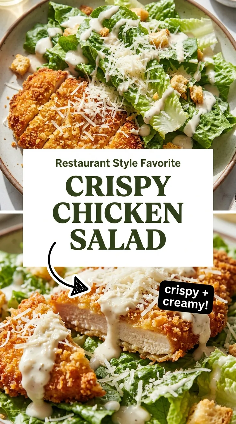Crispy Chicken Caesar Salad Recipe