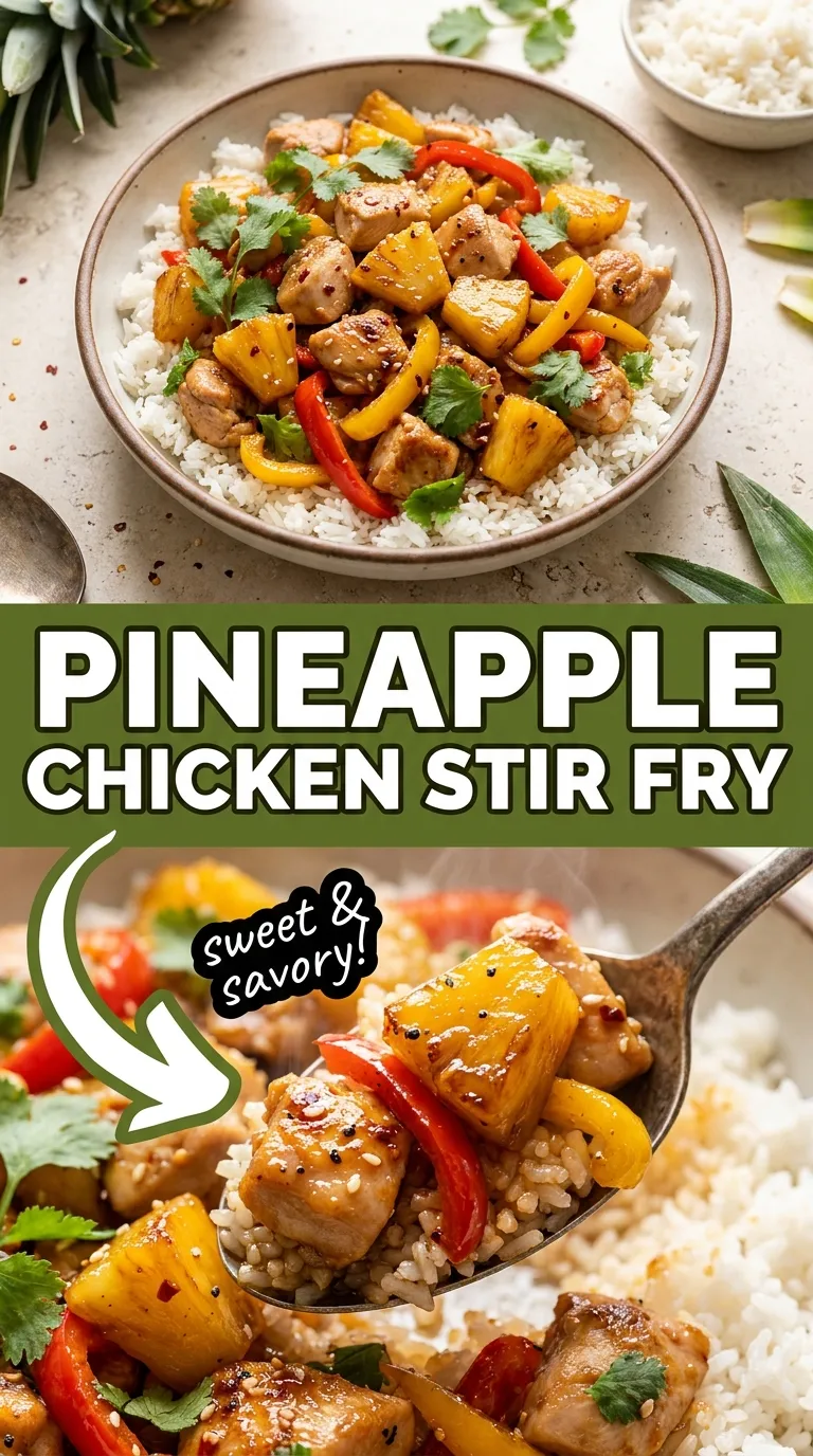 EASY PINEAPPLE CHICKEN STIR FRY CROWD PLEASER 3 Pineapple Chicken Stir-Fry Recipe