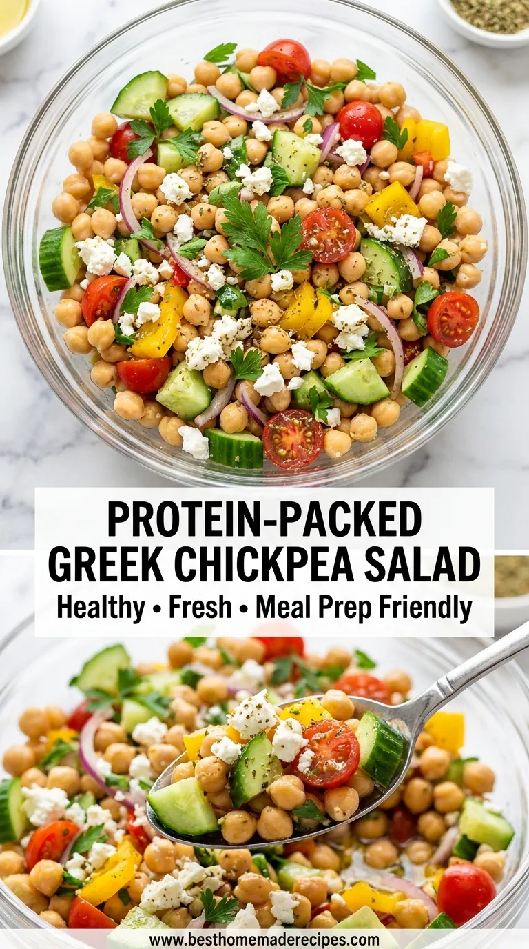 Greek Chickpeas Salad Recipe