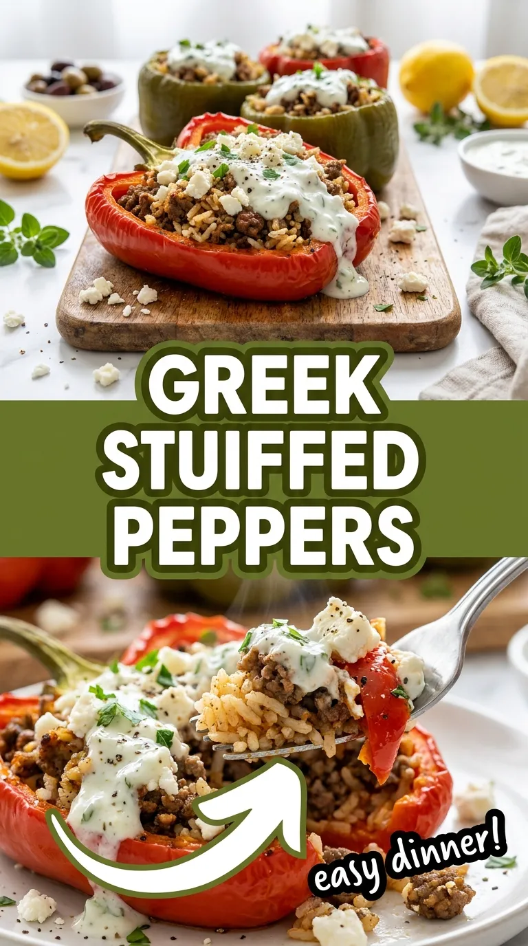 Greek Stuffed Peppers Recipe