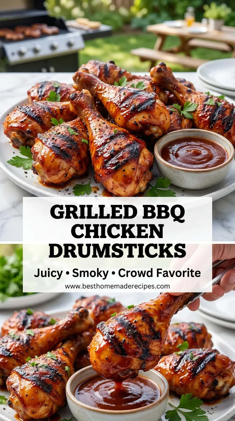Grilled BBQ Chicken Drumsticks Recipe