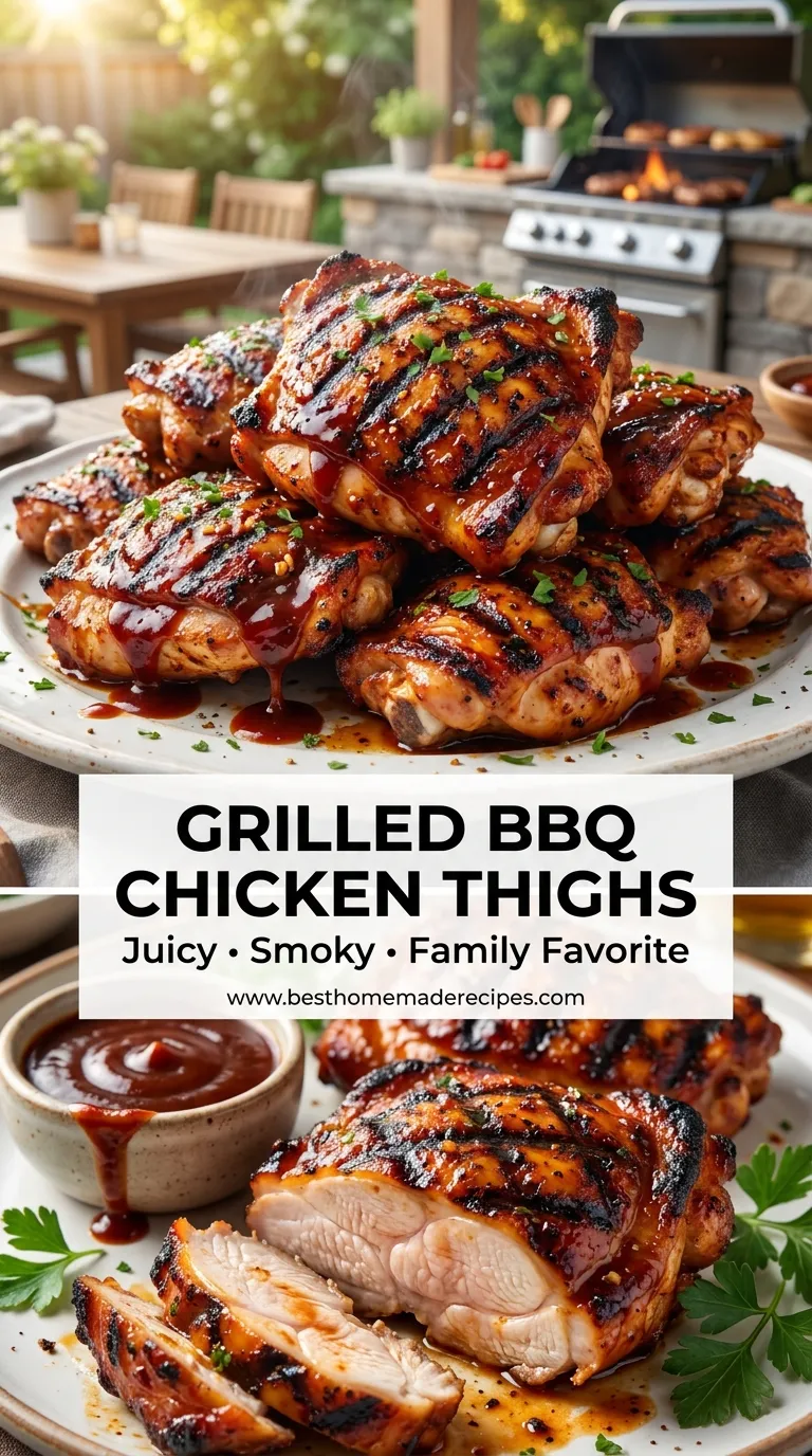 Grilled BBQ Chicken Thighs Recipe