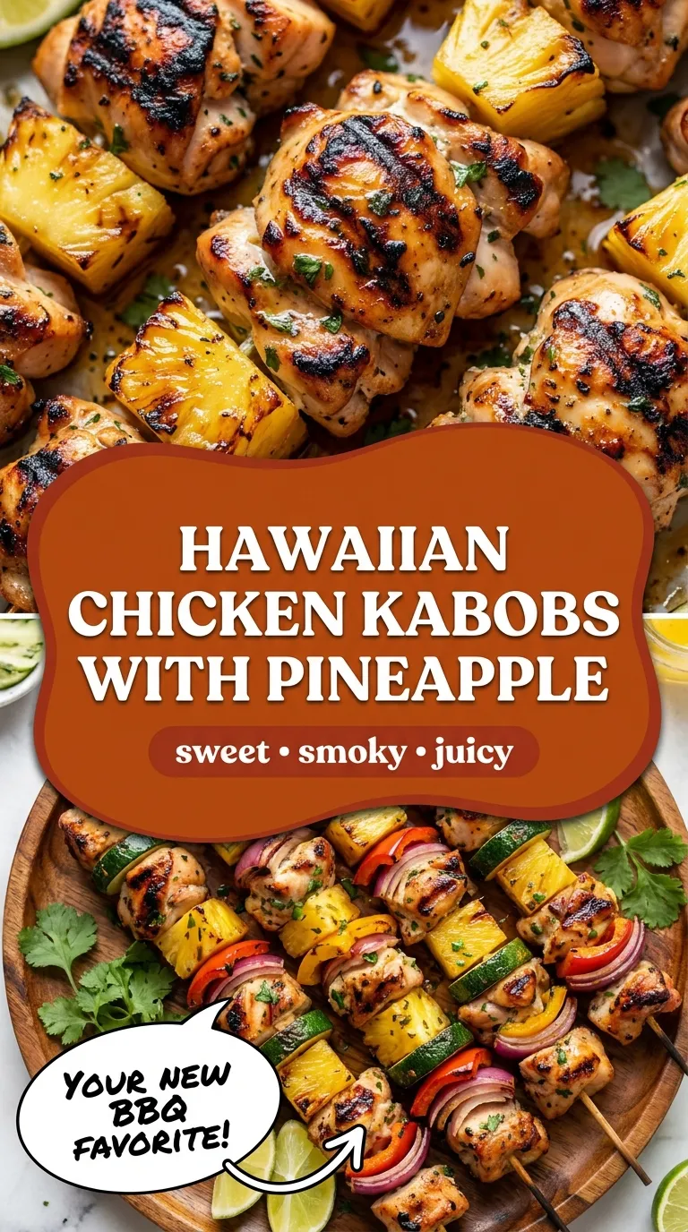 Hawaiian Chicken Kabobs Recipe